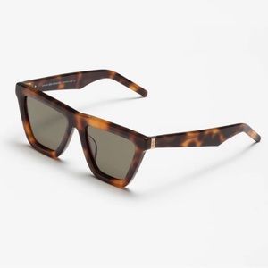 NEW Smoke x Mirrors Felix Tortoise Green Lenses Sunglasses NWT